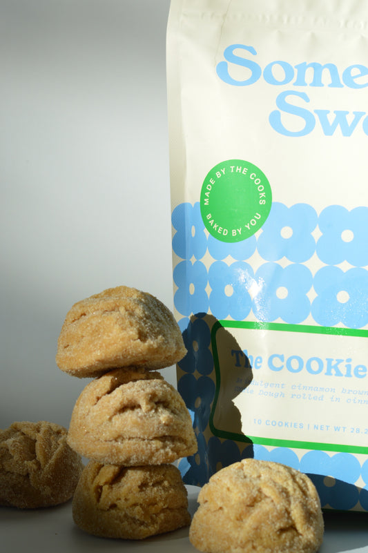 The Delectable Tale of Brown Butter Snickerdoodle Dough from Something Sweet Dough