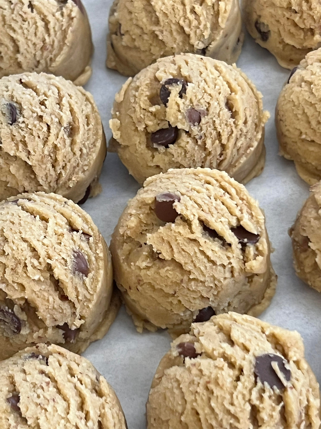 Brown Butter Chocolate Chip Cookie Dough Balls